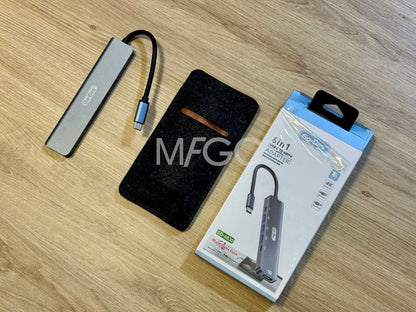 Go-Deck 6in1 USB C MacBook Adapter
