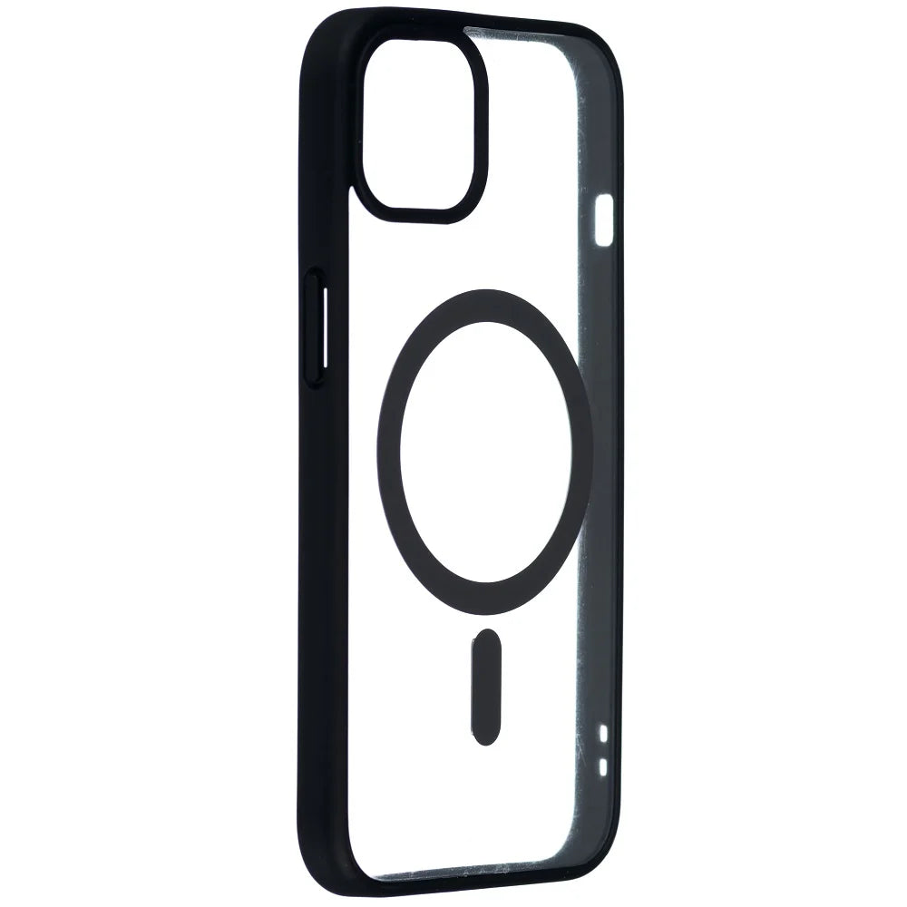 iPhone MagSafe Clear Transparent Case with Black Border