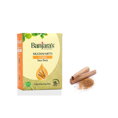 Banjaras Multani Mitti Face Pack Powder-100g (5*20g)