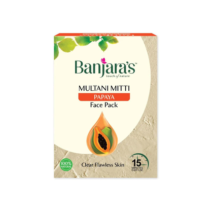 Banjaras Multani Mitti Face Pack Powder-100g (5*20g)