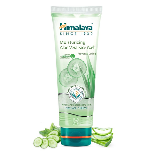 Himalaya Moisturizing Aloe Vera Face Wash prevent dryness – 100ML