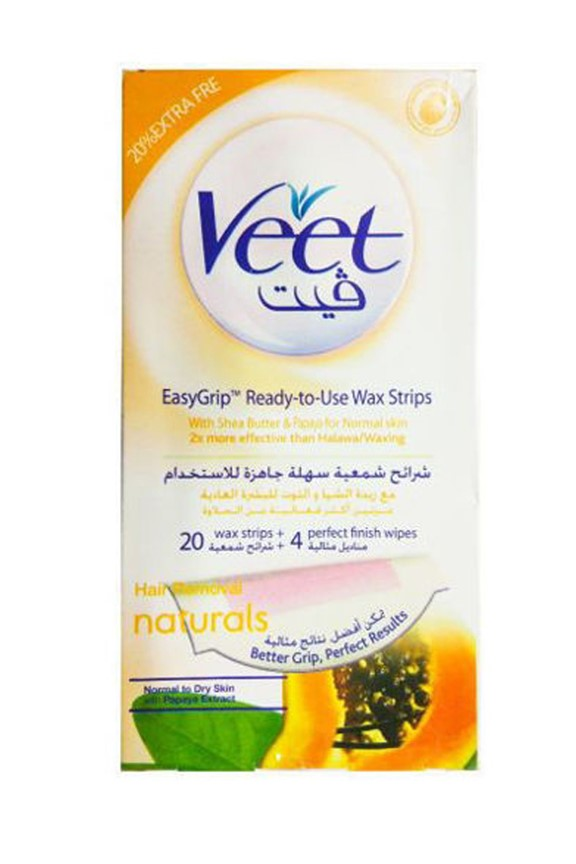 VEET Natural Aloe Vera Wax Strips